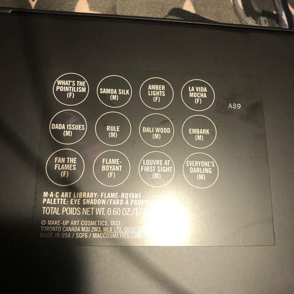 Mac cosmetics art library flame-boyant palette - Picture 6 of 6